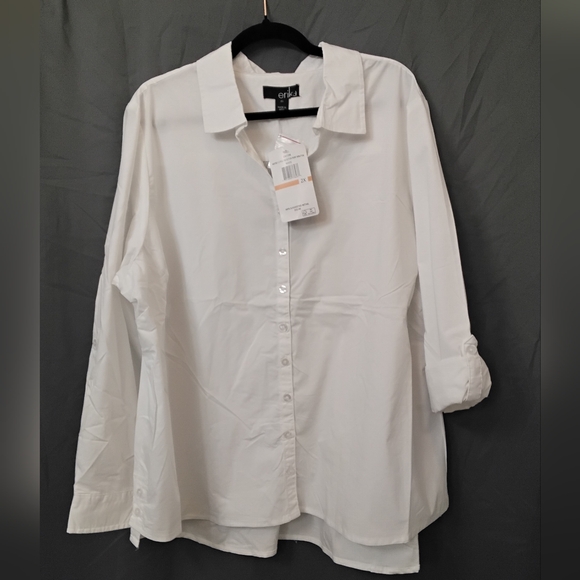 Erika Tops - PRICE DROP! Erika White Women's Shirt